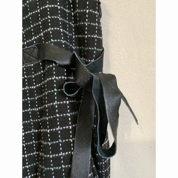 Free People Women’s Y2K Pleated Skirt Sz 2 Black Dark 30x21 Schoolgirl Preppy - Picture 5 of 11